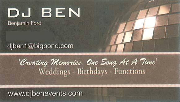 Dj Ben Events