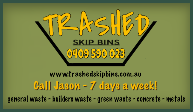 Trashed Skip Bins