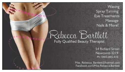 Rebecca Bartlett Beauty Therapist