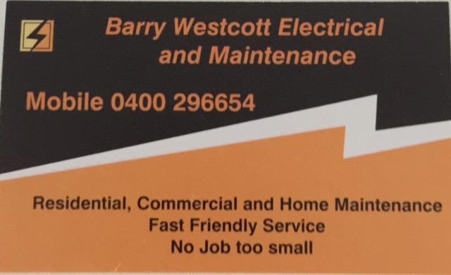 Barry Westcott Electrical and Maintenance