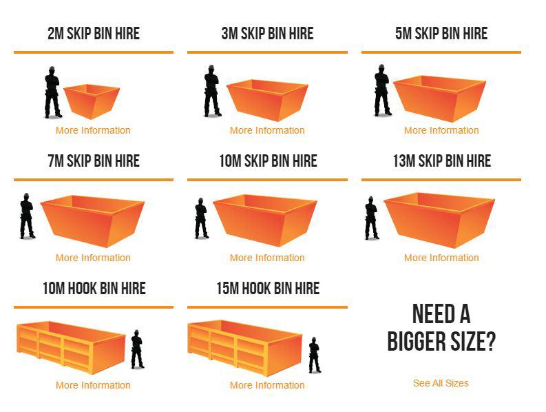 Orange Bins