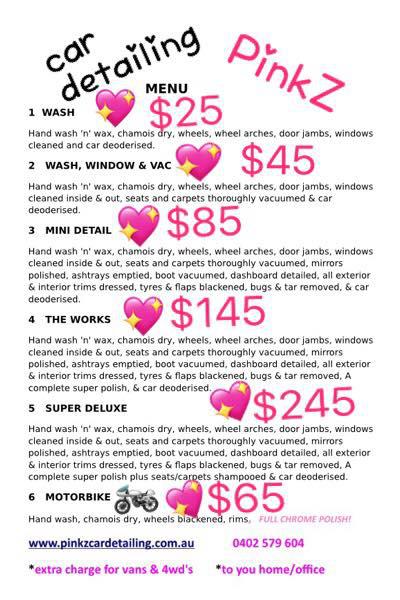 PinkZ Car Detailing