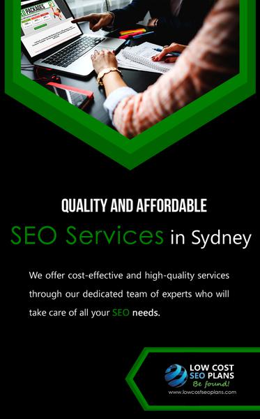 Low Cost SEO Plans: Sydney
