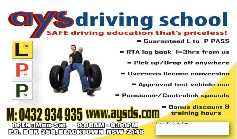 AYS Driving School logo