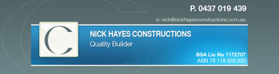 Nick Hayes Constructions