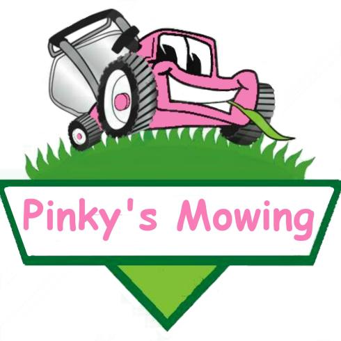 Pinky's Mowing logo