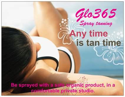 Glo365 Spray Tanning logo