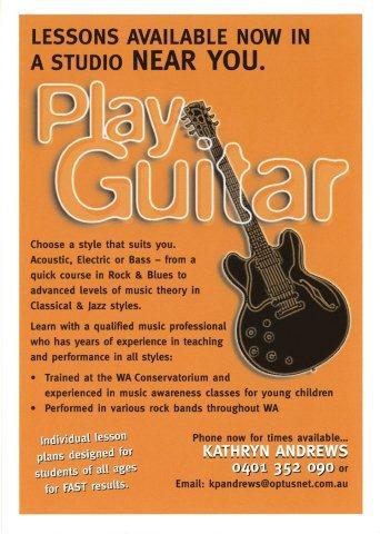 Kathryn Andrews Guitar Tuition