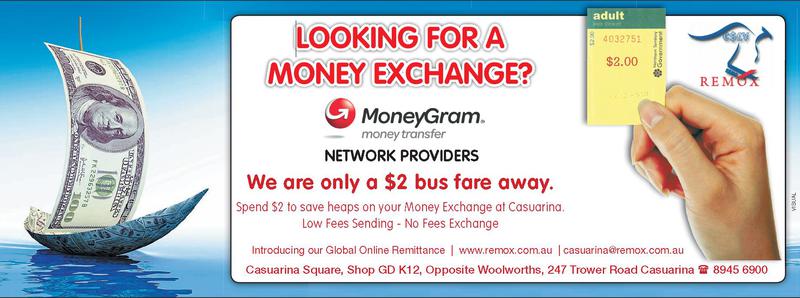 Remittances and Money Exchange Pty Ltd: Casuarina
