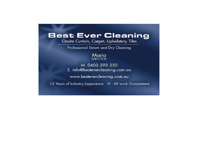 Best Ever Cleaning logo