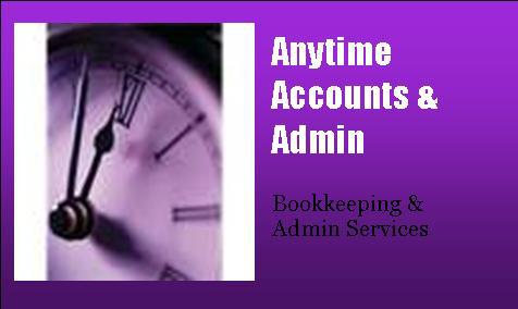 Anytime Accounts & Admin