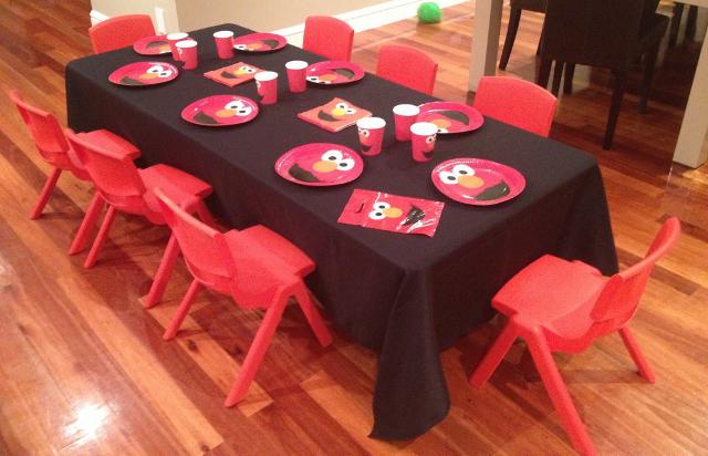 Kids Table and Chair Party Hire