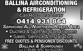 Ballina Airconditioning: Ross Bradshaw