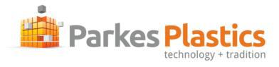 Parkes Plastics Technology + Tradition logo