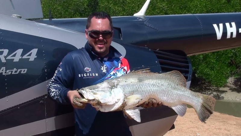 Helifishing: Darwin
