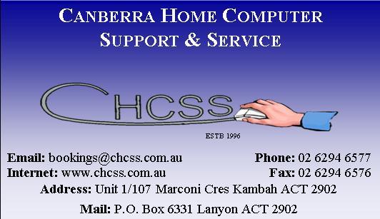 Canberra Home Computer Support & Service