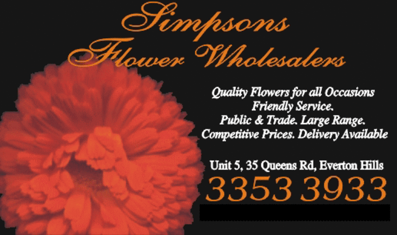 Simpson's Flowers logo