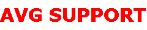 Avg customer support phone number logo