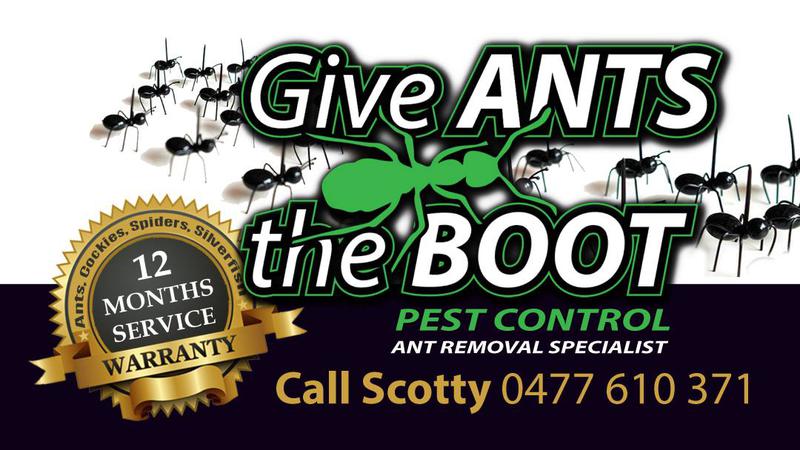 Give Ants The Boot Pest Control logo