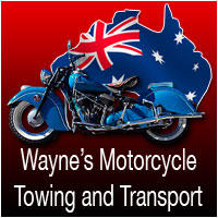 Waynes Motorcycle Towing and Transport logo